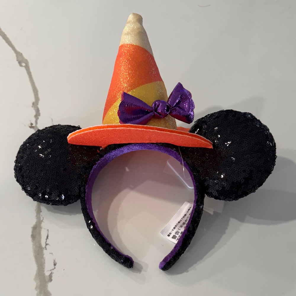 Disney Halloween Mickey Halloween Witch Hat Ears NWT